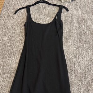 Classic Black Scoop Neck Women's Dress